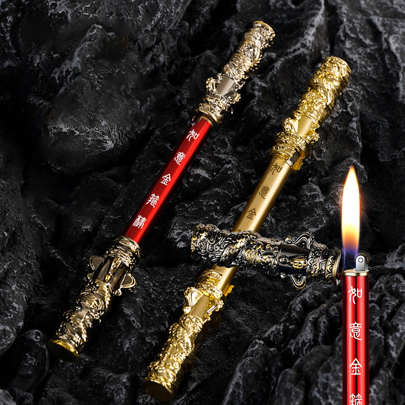 Black Wukong Gold Band Lighter