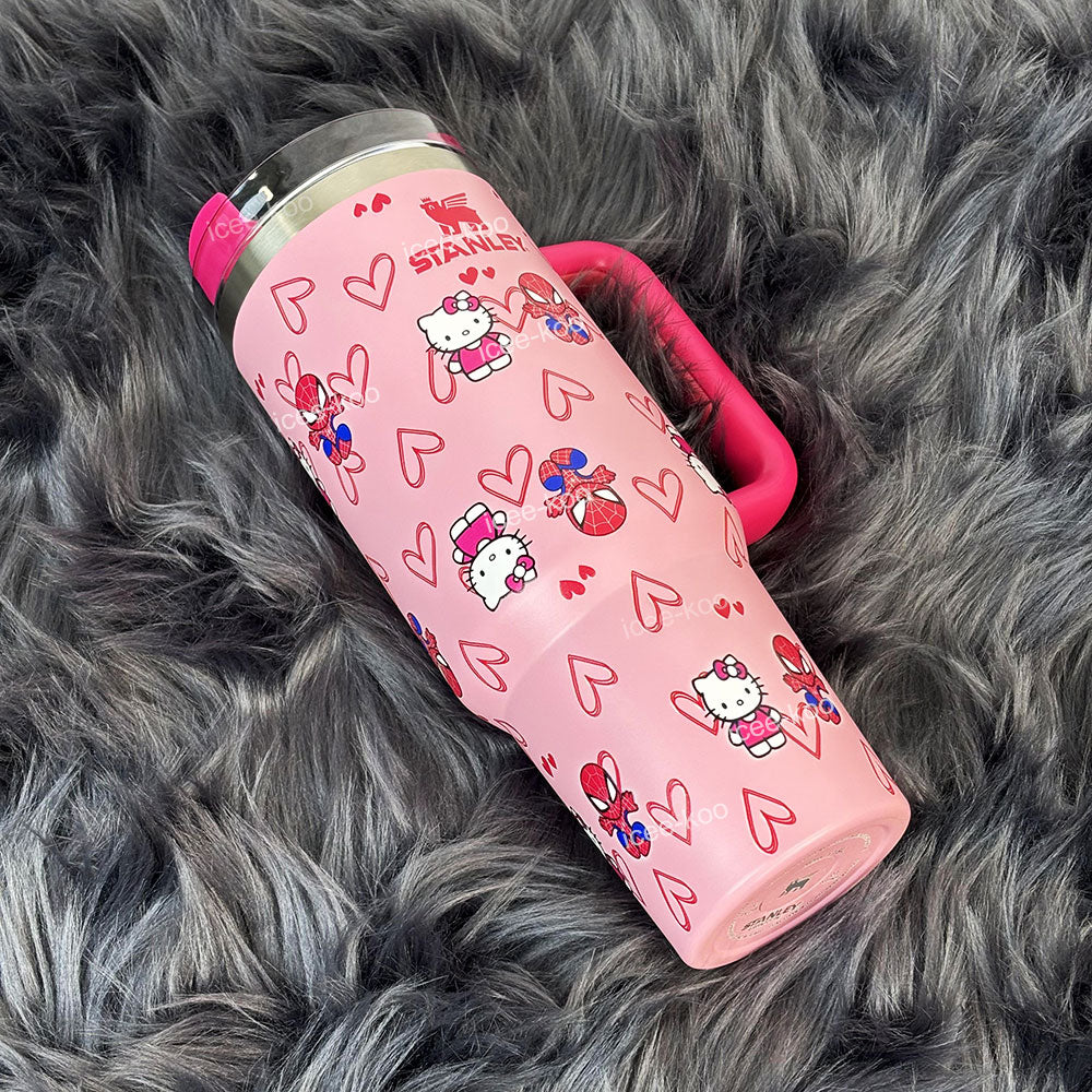 40oz Spidey and Kitty Tumbler 🚢Free Shipping🚢