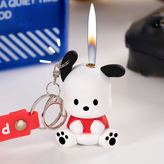 Cute Pacha Dog Keychain Inflatable Lighter