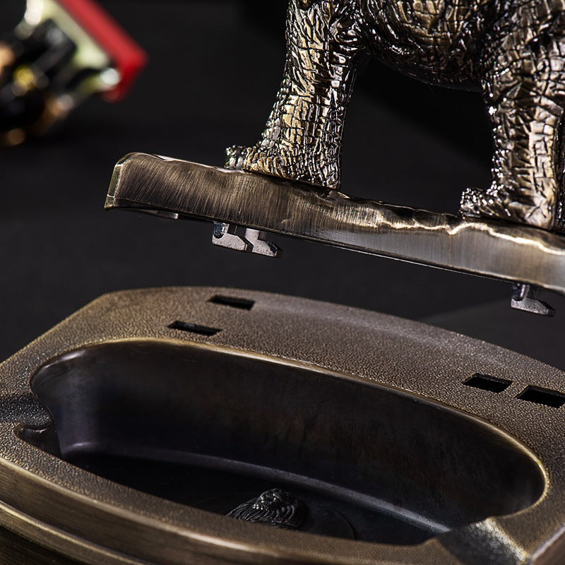 Ghost Head Ashtray with Lighter