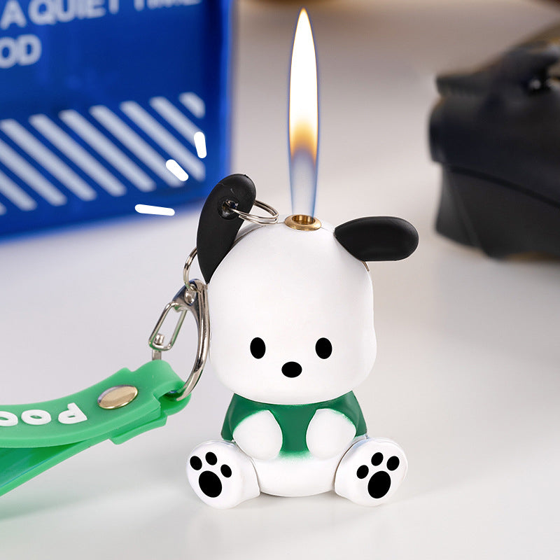 Cute Pacha Dog Keychain Inflatable Lighter
