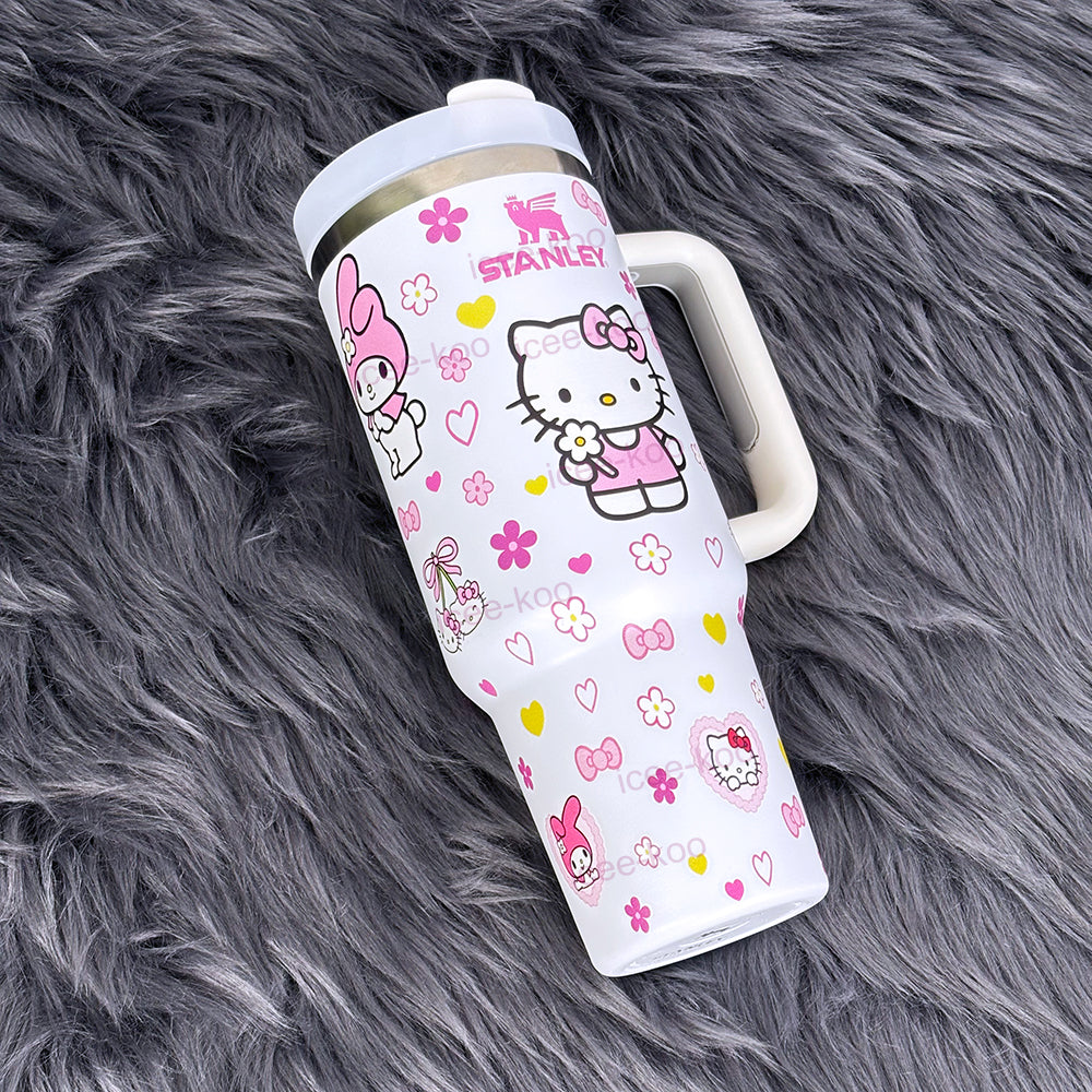 40oz Sanrio Stainless Steel Vacuum Insulated Tumbler 🚢Free Shipping🚢