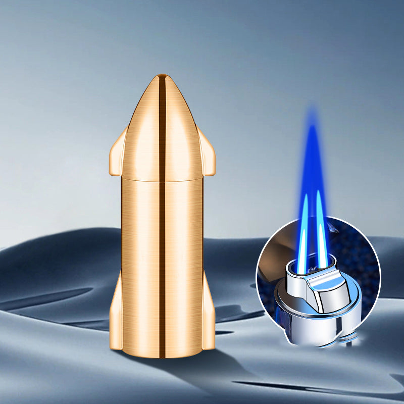 Double direct-flush lighter strong fire cigar special with cigar cutter