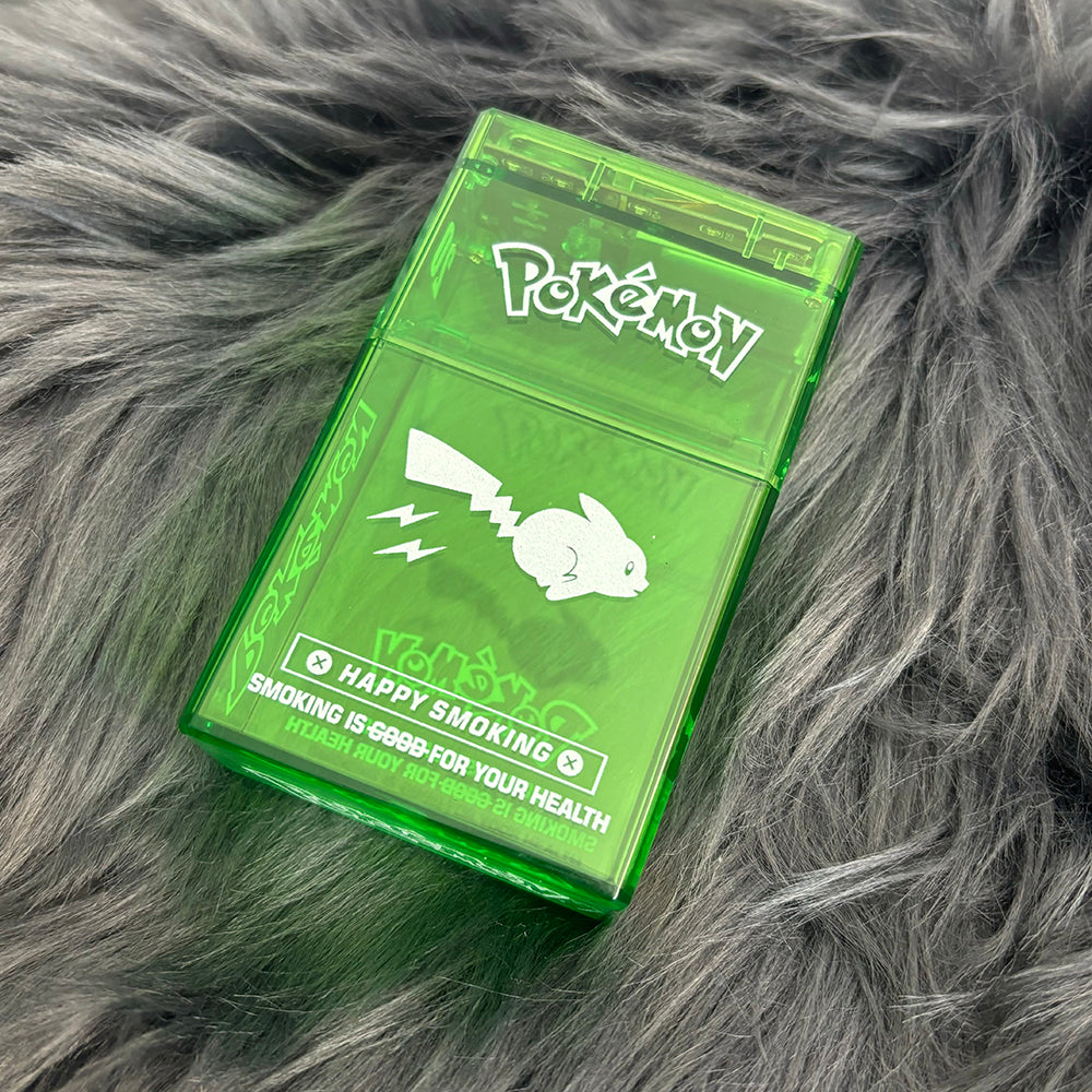 Marlboro case can hold 20 regular size, rechargeable with flash light