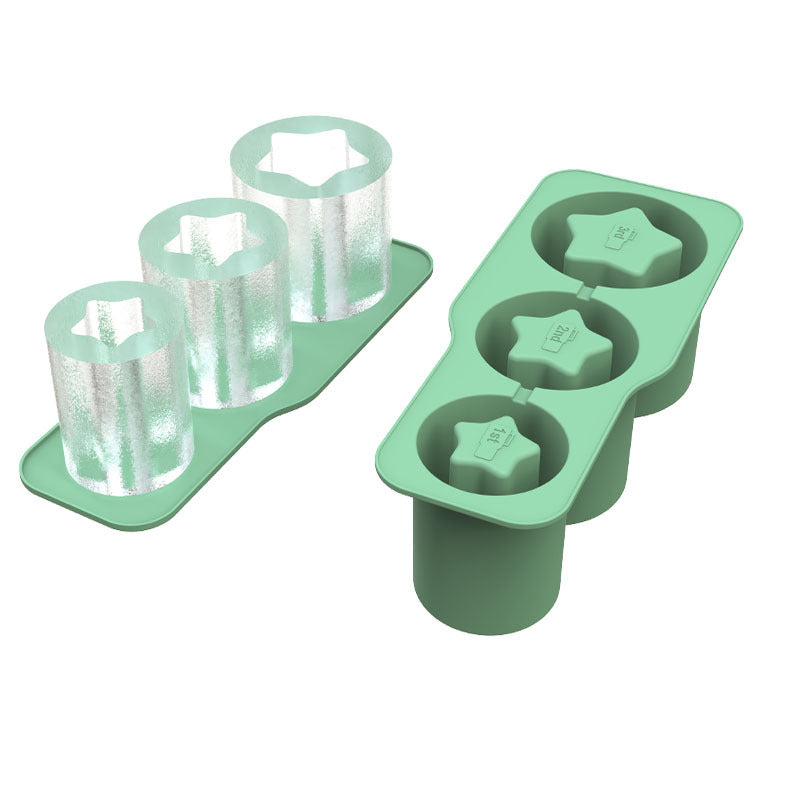 Large capacity ice lattice ice making mould 30/40oz ice bar cup star silicone ice lattice