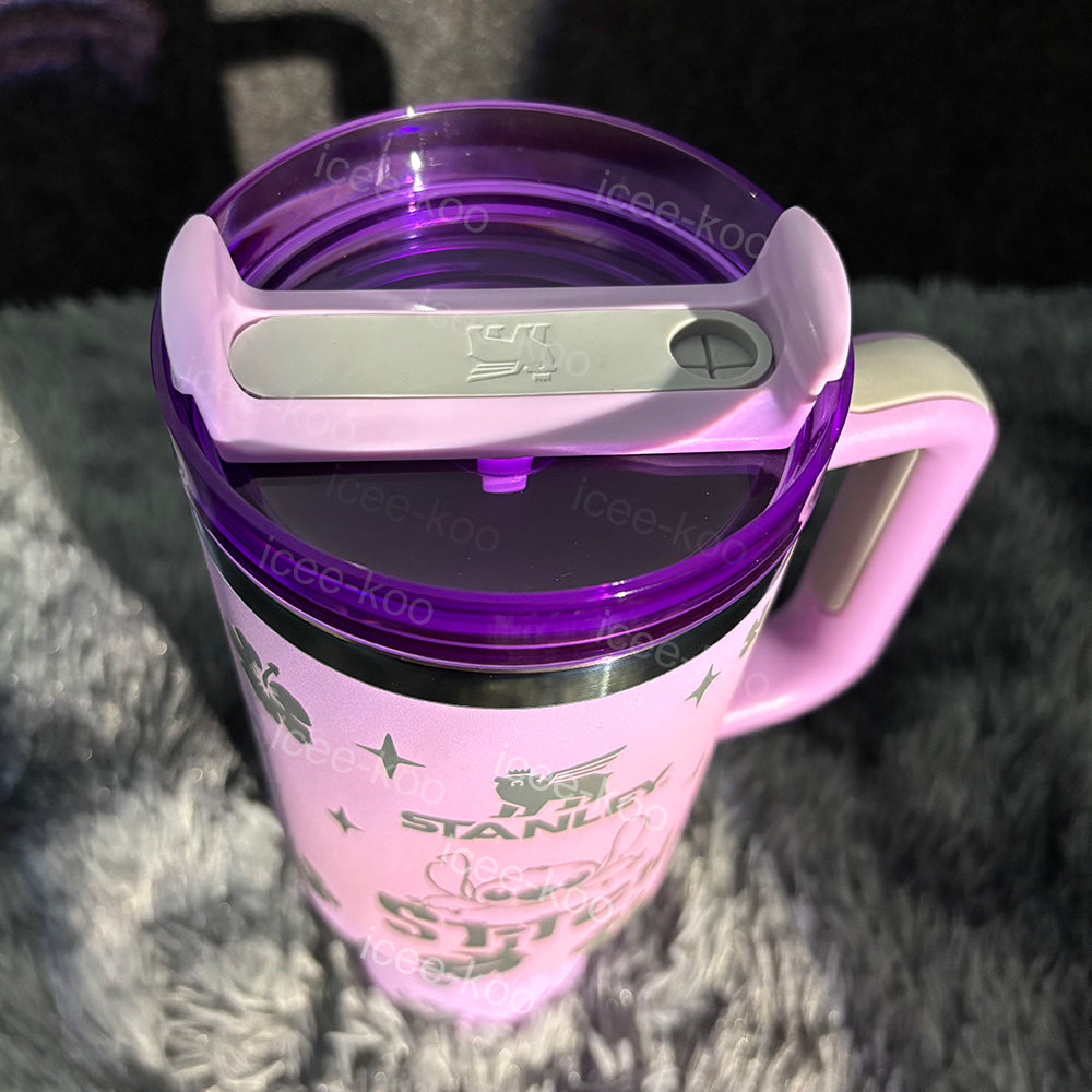 40oz Pink Stitch Stainless Steel Vacuum Insulated Tumbler 🚢Free Shipping🚢