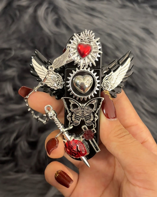 Demon Double Face Heart Stabbing Lighter