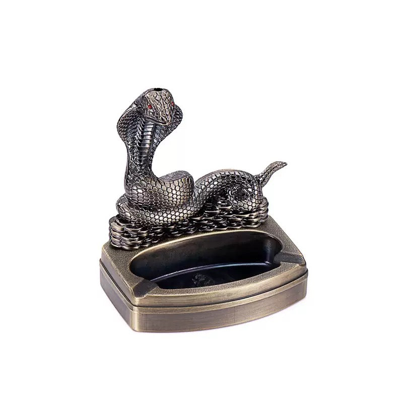 Ghost Head Ashtray with Lighter