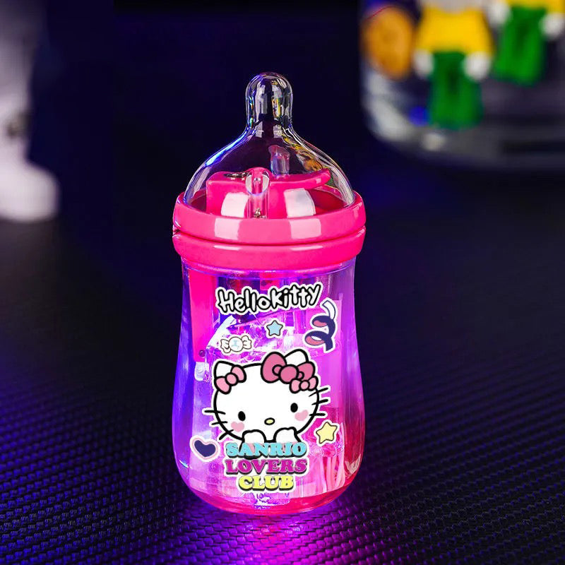 Cartoon milk bottle windproof luminous lighter