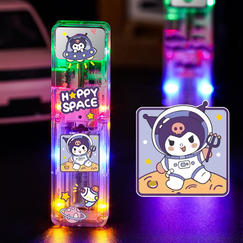 Cute cartoon pattern lighter rechargeable, electric lighter with LED light